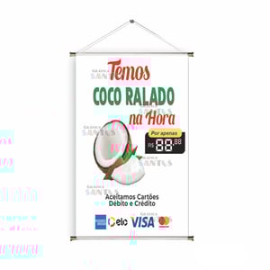 Banner prontos modelos variados tema: Coco Ralado