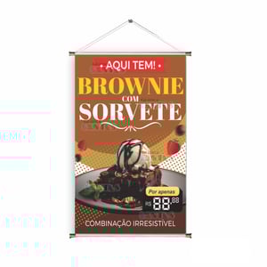Banner prontos modelos variados tema: Brownie