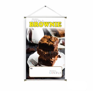 Banner prontos modelos variados tema: Brownie