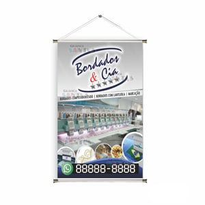 Banner prontos modelos variados tema: Bordadeira