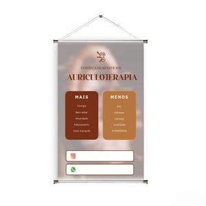 Banner prontos modelos variados tema: Auriculoterapia