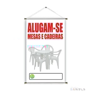 Banner prontos modelos variados tema: Aluguel para festas