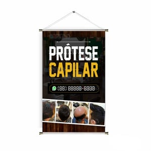 Banner prontos modelos variados tema: Protese capilar