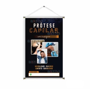 Banner prontos modelos variados tema: Protese capilar