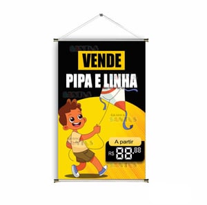 Banner prontos modelos variados tema: Pipas