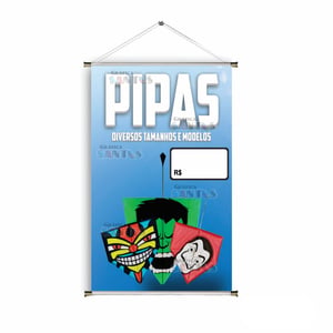 Banner prontos modelos variados tema: Pipas