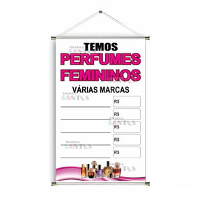 Banner prontos modelos variados tema: Perfume