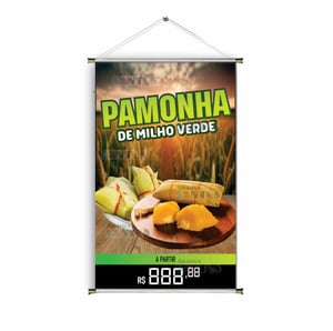 Banner prontos modelos variados tema: Pamonha
