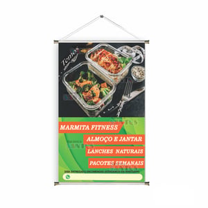 Banner prontos modelos variados tema: Marmita fit