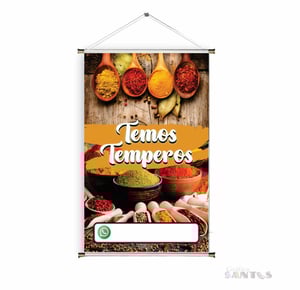 Banner prontos modelos variados tema: Tempero