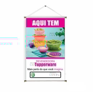 Banner prontos modelos variados tema: Tuperware