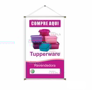 Banner prontos modelos variados tema: Tuperware