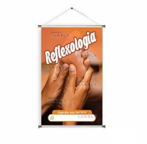 Banner prontos modelos variados tema: Reflexologia