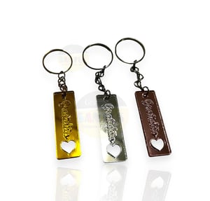 Chaveiros tema: Gratidão acrílico espelhado 4cm Acrílico Espelhado    Argola de Metal 