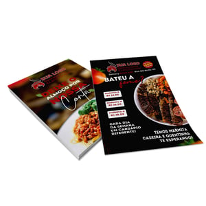 PANFLETO 10X15cm COUCHE 90g 4X4 COUCHE 90G 10X15 4X4 SEM VERNIZ corte reto 