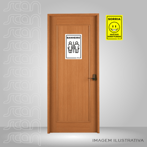 Placa Sinalização Interna