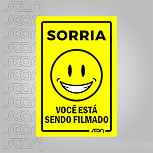 Placa Sinalização Interna