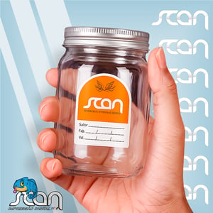 Etiqueta de validade personalizada COLACRIL 4x5cm 4x0  Corte especial 