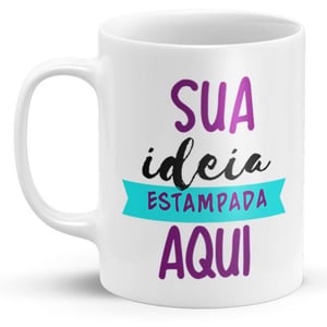 Caneca de cerâmica cerâmica     Caneca de 325 ml personalizada