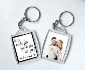 Chaveiro Personalizado acrílico 3x4cm    