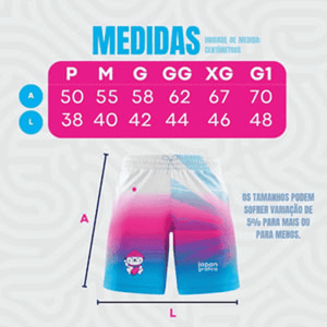 Bermuda Personalizada Esportiva