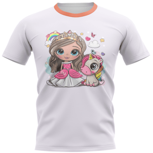 CAMISETA HELANCA FEMININA INFANTIL