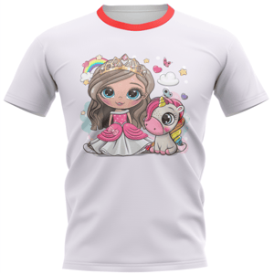 CAMISETA HELANCA FEMININA INFANTIL