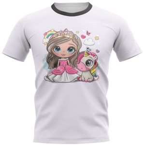 CAMISETA HELANCA FEMININA INFANTIL