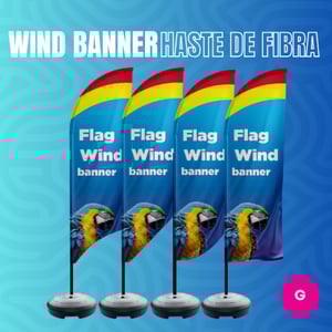 WIND BANNER FIBRA (G) DUPLA-FACE 3.0M X 0.65M FACA | PENA | VELA | ÂNGULO / BASE TITAN BLACK TECNOSPORT ESTRUTURA DE FIBRA DESMONTÁVEL FRETE GRÁTIS NAS COMPRAS ACIMA DE 100,00, CONSULTE AS REGIÕES.