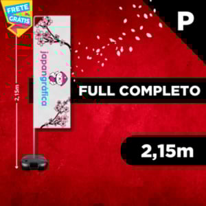 WIND FULL COMPLETO (P) TECIDO TECNOSPORT 100% SINTÉTICO 2.15m x 0.65m DUPLA-FACE | IMPRESSÃO ULTRA-HD EPSON ESTRUTURA DE ALUMÍNIO DESMONTÁVEL RETANGULAR / Base Titan Black Modelo Maleta com Alça FRETE GRÁTIS NAS COMPRAS ACIMA DE 100,00, CONSULTE AS REGIÕES.