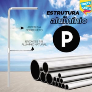 HASTE WIND FULL (P) ESTRUTURA DESMONTÁVEL 2.18M X 0.65M COR NATURAL TUBOS DE ALUMÍNIO 3/4 EMBALAGEM FRETE GRÁTIS NAS COMPRAS ACIMA DE 100,00, CONSULTE AS REGIÕES.