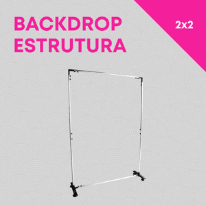 BACKDROP ESTRUTURA 2000x2000mm ALUMÍNIO DESMONTÁVEL QUADRADO   EMBALAGEM 🚚 FRETE E ARTE GRÁTIS PARA O ESTADO DE SÃO PAULO!