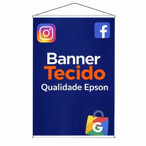 Banner em Tecido Sintético TECIDO FIBRA SINTÉTICA DTEX 180GR LARGURA DE 140CM IMPRESSÃO ULTRA-HD QUALIDADE EPSON BASTÃO E CORDÃO / TINTA ORIGINAL MADE IN JAPAN 🚚 FRETE E ARTE GRÁTIS PARA O ESTADO DE SÃO PAULO!
