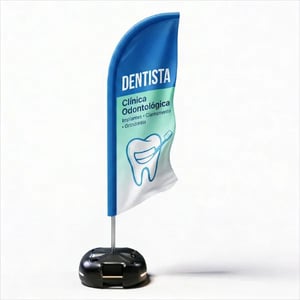 Wind Banner Completo Premium Personalizado (P) TECIDO TECNOSPORT 100% SINTÉTICO 1.85M X 0.65M DUPLA-FACE | IMPRESSÃO ULTRA-HD EPSON ESTRUTURA DE ALUMÍNIO DESMONTÁVEL FACA | PENA | VELA | ÂNGULO / BASE TITAN BLACK 🚚 FRETE E ARTE GRÁTIS PARA O ESTADO DE SÃO PAULO!