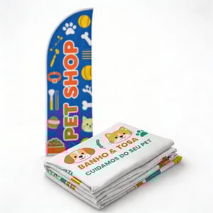 Tecido Wind Banner Fibra para Lojas (G) DUPLA-FACE 2.50M X 0.65M 4 X 4 CORES DUPLA-FACE TECNOSPORT FACA | PENA | VELA | ÂNGULO 🚚 FRETE E ARTE GRÁTIS PARA O ESTADO DE SÃO PAULO!