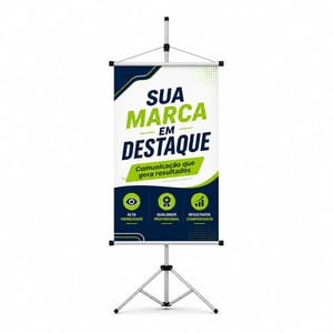 ECO BANNER C/ TRIPÉ COMPLETO ALUMÍNIO TRIPÉ C/ 2.20M 4x0 CORES ULTRA HD TECIDO ECO SINTÉTICO COMPLETO | AMBIENTE INTERNO 🚚 FRETE E ARTE GRÁTIS PARA O ESTADO DE SÃO PAULO!