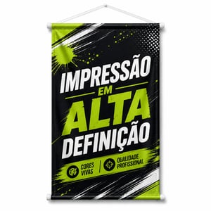 Banner em Tecido Sintético TECIDO FIBRA SINTÉTICA DTEX 180GR Largura de 70cm IMPRESSÃO ULTRA-HD QUALIDADE EPSON BASTÃO E CORDÃO / TINTA ORIGINAL MADE IN JAPAN 🚚 FRETE E ARTE GRÁTIS PARA O ESTADO DE SÃO PAULO!