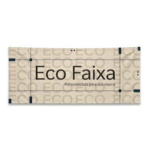 ECO FAIXA HD 100CM Tecido Fibra Sintética DTEX Altura de 100cm 4x0 Cor Impressão Ultra-HD Sublimática  🚚 FRETE E ARTE GRÁTIS PARA O ESTADO DE SÃO PAULO!
