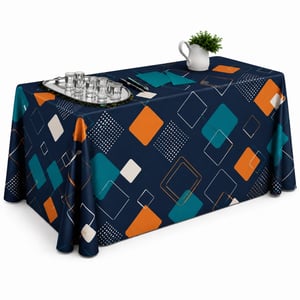 TOALHA DE MESA SOB MEDIDA OXFORD PERSONALIZADA 4 X 0 CORES ULTRA HD EPSON 100% POLIÉSTER 0,143 kg/m² COSTURA COM BAINHA 🚚 FRETE E ARTE GRÁTIS PARA O ESTADO DE SÃO PAULO!