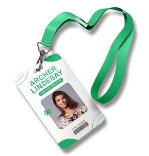 CREDENCIAIS/ PAPEL GLOSSY BRILHO 260G, PARA EVENTOS/ 9X14cm PAPEL GLOSSY BRILHO 260G 9X14CM  SEM VERNIZ CORDÃO PRETO FINO 