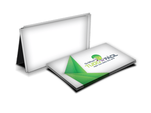 Cartão de visita Couchê 300g Laminação Fosca E Verniz Localizado frente  - 4x0 Couchê 300g 9x5cm 4x0 Laminação Fosca e Verniz Localizado F/V Corte Reto 