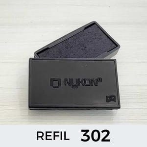 Refil Almofada Ref. 302 Plastico Referencia 302 - W02 - 20 Tinta Preta   