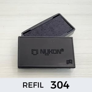 Refil Almofada Ref. 304 Plastico Referencia 304 - W04 - 40 Tinta Preta   