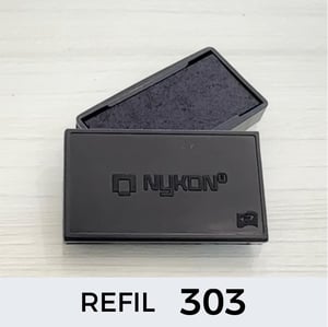 Refil Almofada Ref. 303 Plastico Referencia 303 - W03 - 30 Tinta Preta   