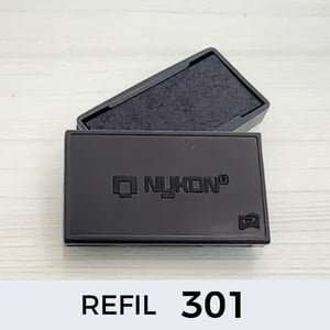 Refil Almofada Ref. 301 Plastico Referencia 301 - W01 - 10 Tinta Preta   