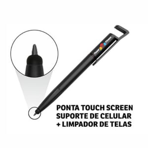 Canetas Touch Personalizadas Plastico Tamanho impressão: 0,7 x 5 cm Colorido + Branco 5x0 (impresão de 1 lado)   