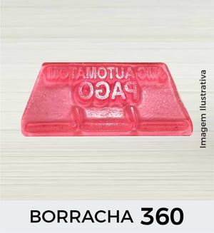 Borracha Ref. 360 Borracha 3,7x7,6 cm    