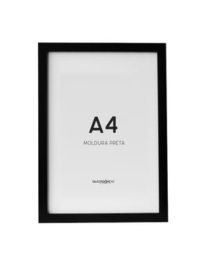 Quadro com foto revelada 21X29cm  210x297mm    