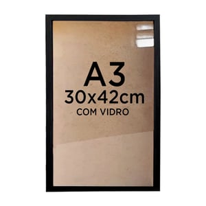 Quadro com foto revelada 29x42cm  297x420mm    