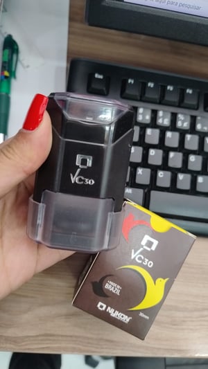 CARIMBO REDONDO AUTOMATICO PERSONALIZADO  30MM  30mm    